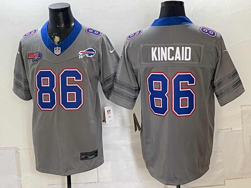 Men 2026 Buffalo Bills #86 Kincaid grey Nike Limited NFL Jersey 081106->buffalo bills->NFL Jersey